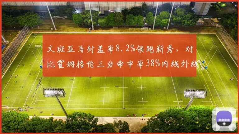 文班亚马封盖率8.2%领跑新秀，对比霍姆格伦三分命中率38%内线外线天赋对决